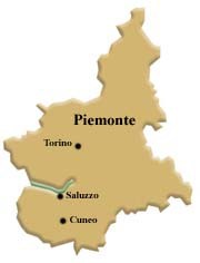 Mappa Parco Regionale del Po Cuneese